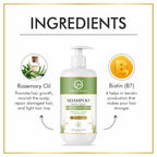 Nuerma Science Keratin Repair Rosemary Shampoo for Damaged, Dry & Frizzy Hair | Grocsy