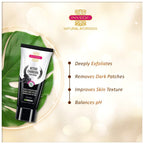 Inveda Active Charcoal Face Scrub For Women | Grocsy