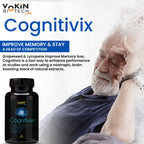 Vokin Biotech Cognitivix -Unique Brain activation Ginkgo Biloba With Ginseng extract Veg capsule | Grocsy