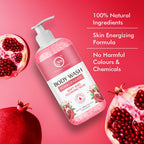 Nuerma Science Pomegranate Body Wash | For Soft & Glowing Skin | Grocsy