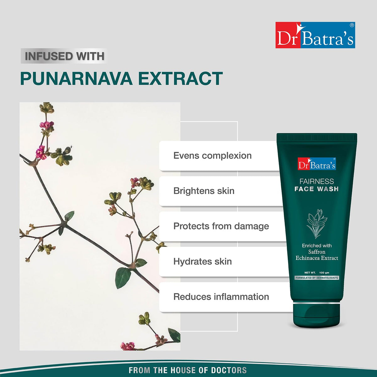Dr. Batra's Fairness Face Wash | Grocsy
