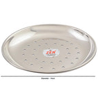 Jain Stainless Steel Idiyappam Stand (Small Size) with 3 Plates|Momos/Vegetable Steamer Utensil, Pack of 1 - Silver Color | Grocsy