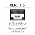 Nuerma Science Charcoal Bath Soap | Efficacious for Pimples & Acne | Grocsy