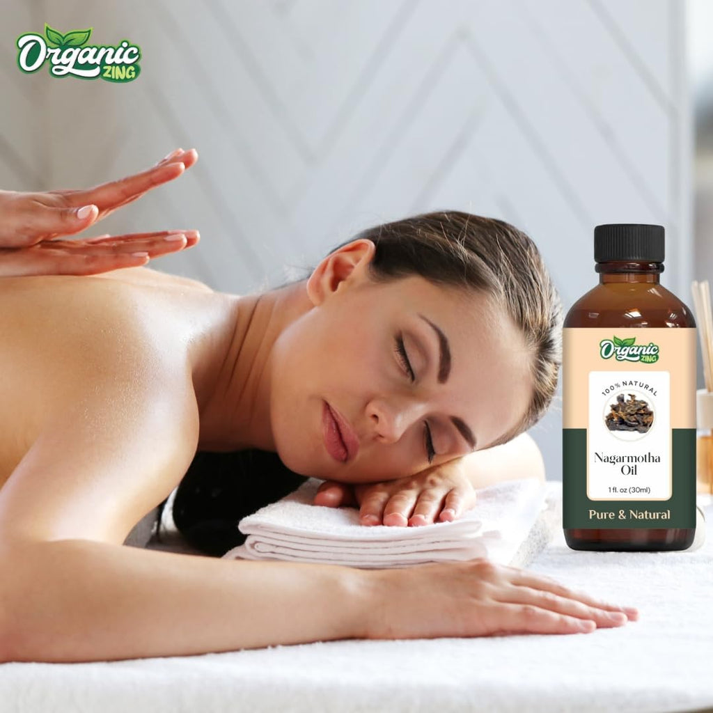 Organic Zing Nagarmotha (Cyperus Scariosus) Oil | Pure & Natural Essential Oil for Aroma, Diffuser, Skincare & Massage | Grocsy