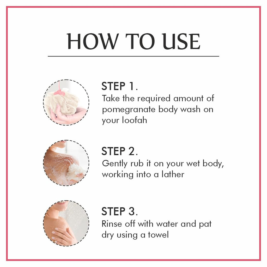 Nuerma Science Pomegranate Body Wash | For Soft & Glowing Skin | Grocsy