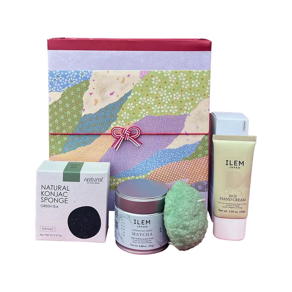 ILEM JAPAN Japanese Self-Care Set | The set is designed to restore, rejuvenate, and revitalize your inner and outer self | Grocsy
