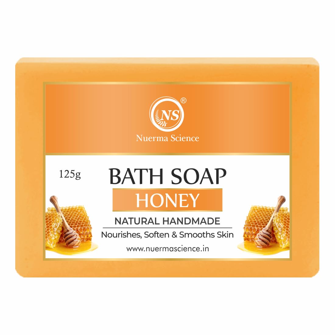 Nuerma Science Honey Bath Soap | Nourishes, Soften & Smoothes Skin | Grocsy