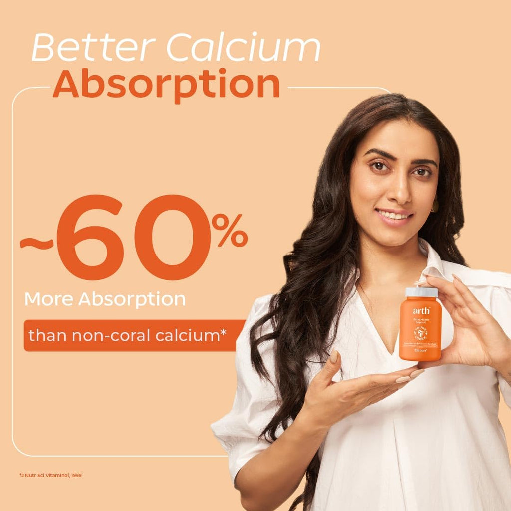 Arth Calcium Bone Health Support Tablets | Grocsy