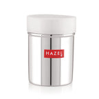 HAZEL Stainless Steel Powder Shaker with ABS Lid | 310 ML | Grocsy