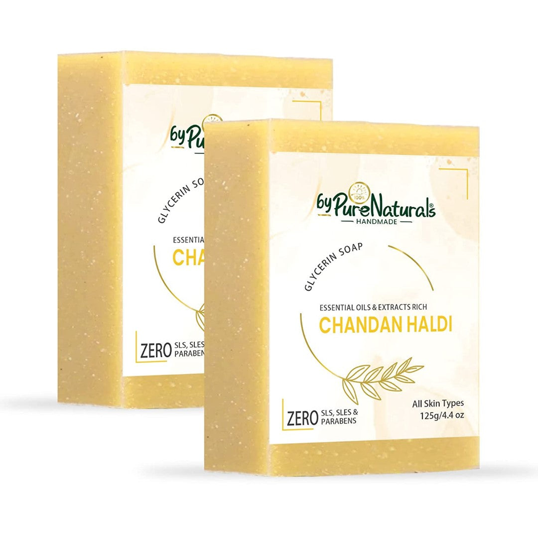 byPureNaturals Chandan Haldi Soap | Grocsy