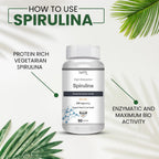 Vokin Biotech Spirulina- Support Heart Health and Liver Health -800mg | Grocsy