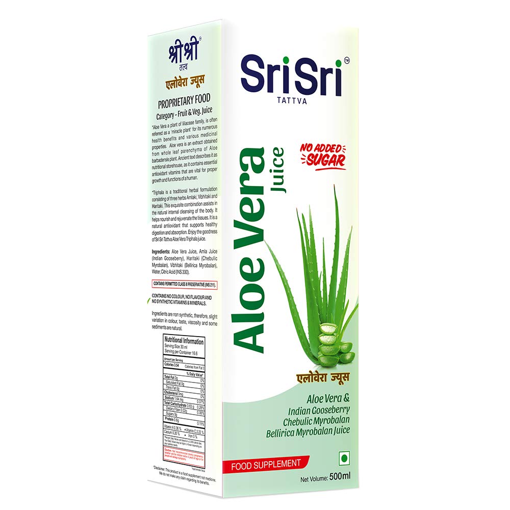 Sri Sri Tattva Aloevera Juice | Grocsy
