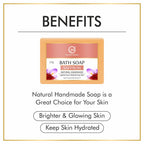 Nuerma Science Saffron Bath Soap | Lightening & Brightening Skin | Grocsy