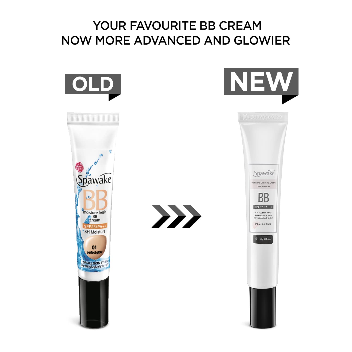 Spawake Moisture Glow BB Cream SPF27/PA+++ - 01 Light Beige | Grocsy