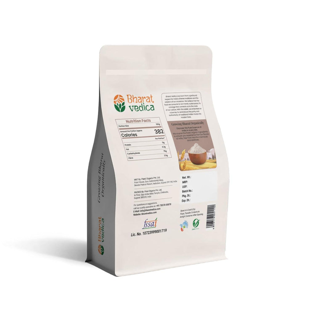 Bharat Vedica Organic Finger Millet Flour - Organic Ragi ka atta | Grocsy