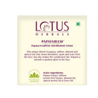 Lotus Herbals Papayablem Papaya-N-Saffron Anti-Blemish Creme | Grocsy