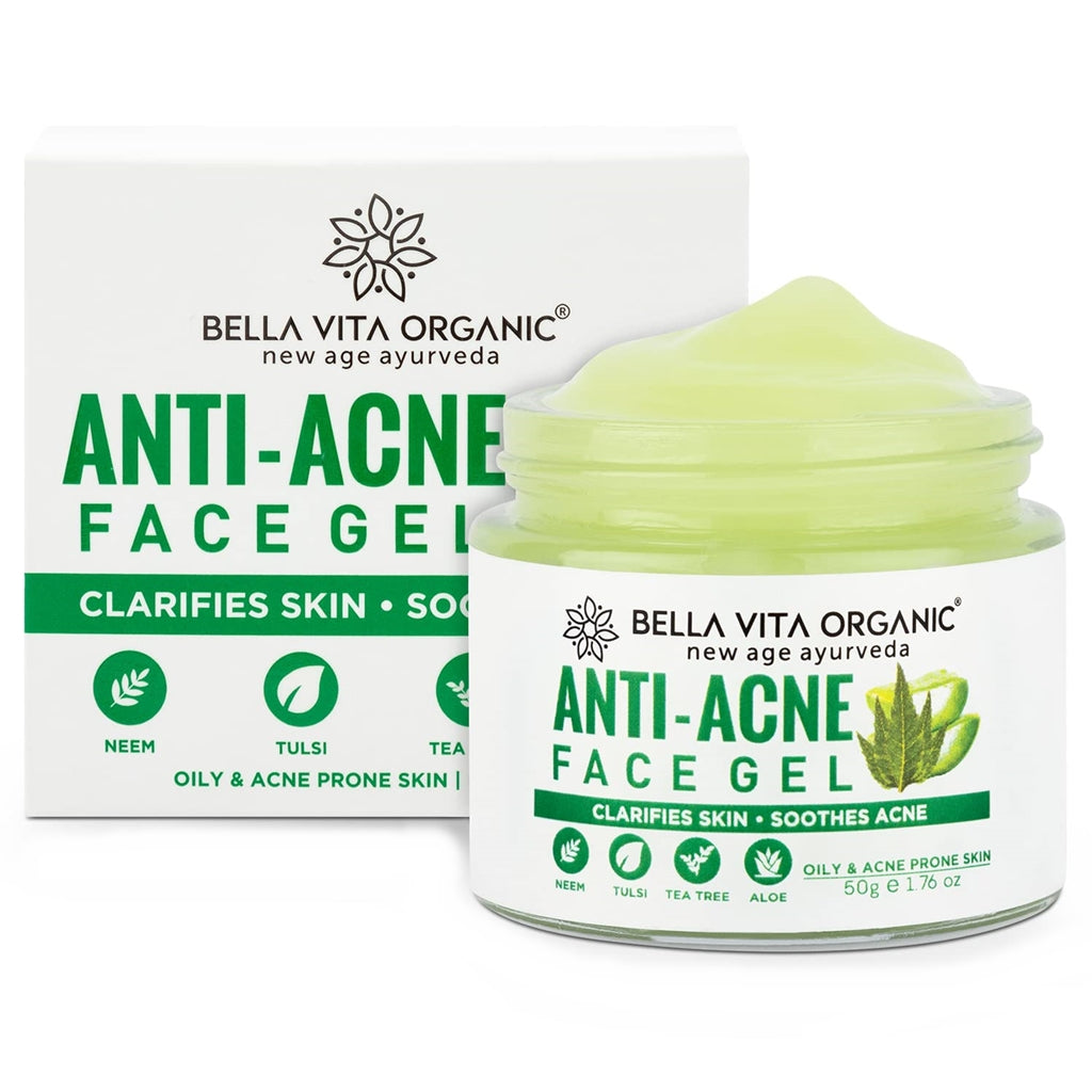 Bella Vita Organic Anti Acne Face Gel Creme | Grocsy