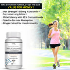 Vokin Biotech Curcumin C3+ Bioperine 1310mg Supports Mental Health | Grocsy