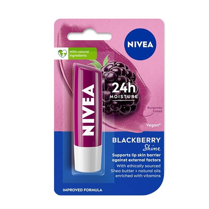 Nivea Lip Balm - Berry Shine | Grocsy