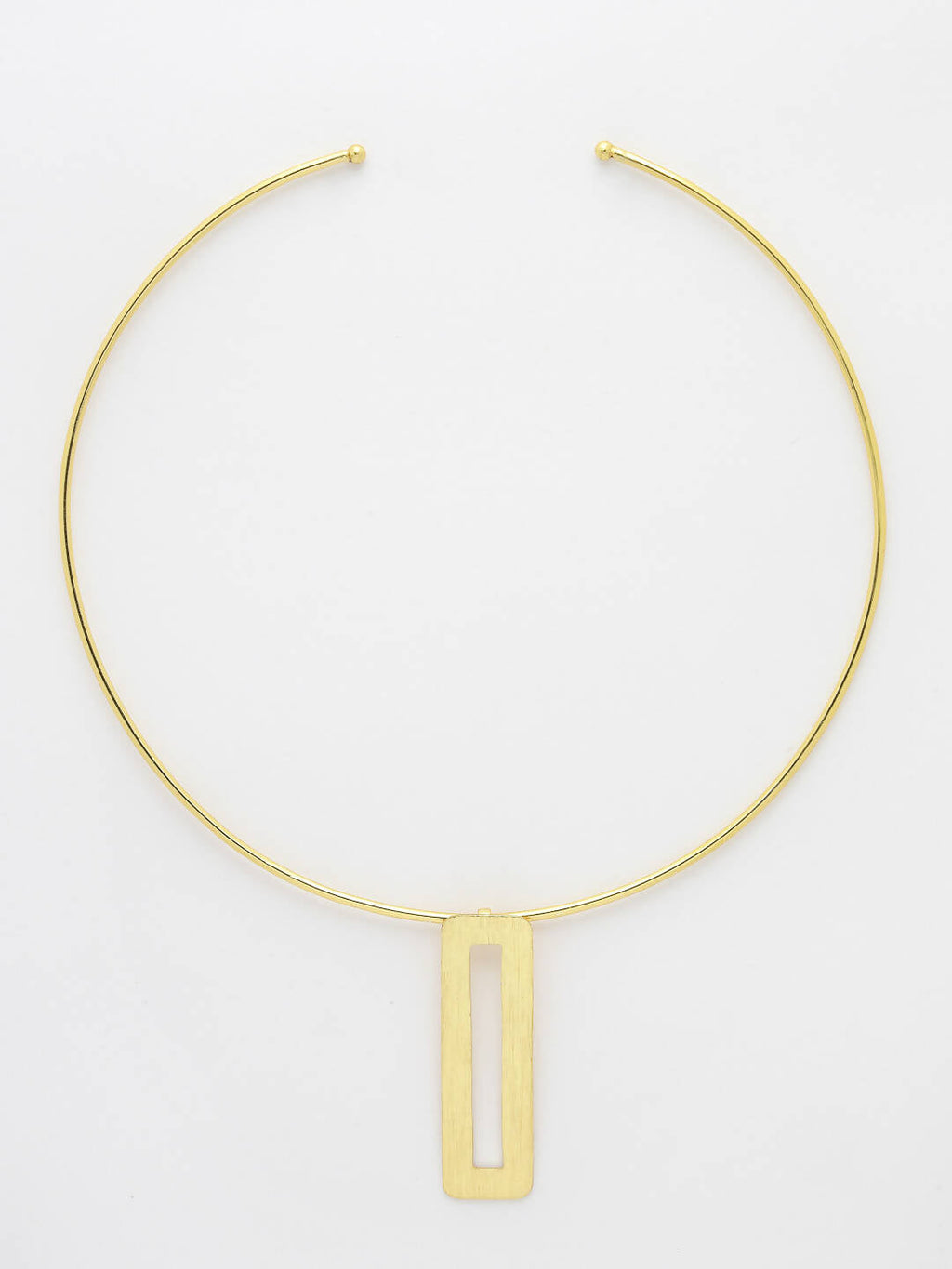 NVR Women Gold-Polished Circular Choker Necklace | Grocsy