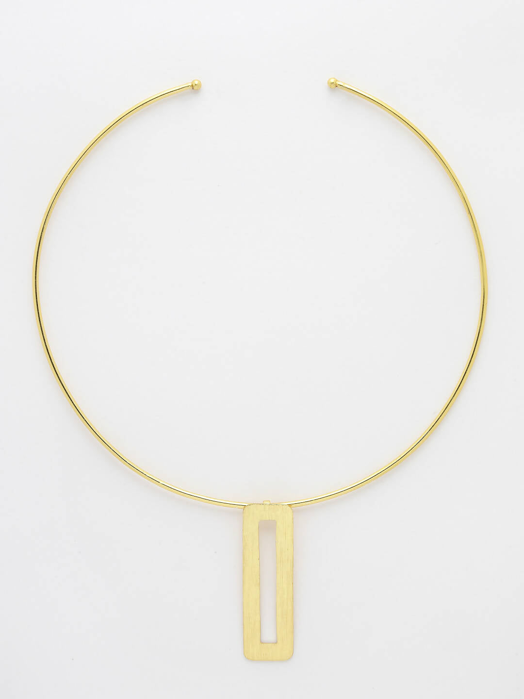 NVR Women Gold-Polished Circular Choker Necklace | Grocsy