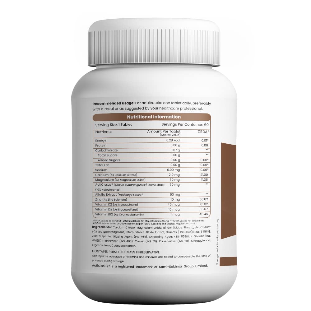 Onelife Bone Bliss Calcium Tablets | Grocsy