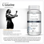 Vokin biotech L- Leucine – Supports muscle Building, Muscle Strengthening – 1000mg | Grocsy