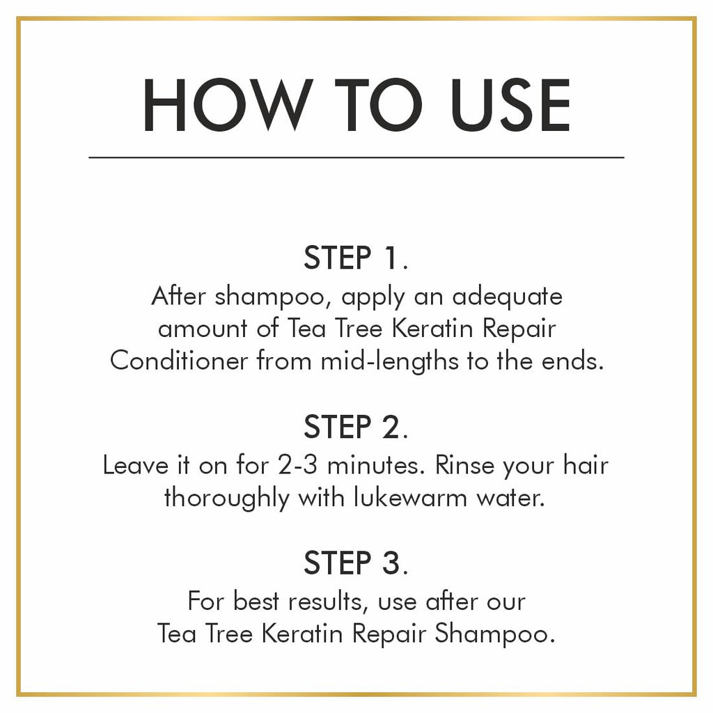 Nuerma Science Keratin Repair Tea Tree Hair Conditioner for Dandruff & Repair Damaged Hair | Grocsy