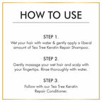 Nuerma Science Keratin Repair Tea Tree Shampoo for Shine, Soft & Frizz-Free Hair Damage Repair | Grocsy