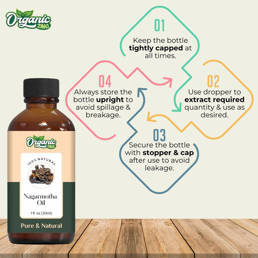 Organic Zing Nagarmotha (Cyperus Scariosus) Oil | Pure & Natural Essential Oil for Aroma, Diffuser, Skincare & Massage | Grocsy