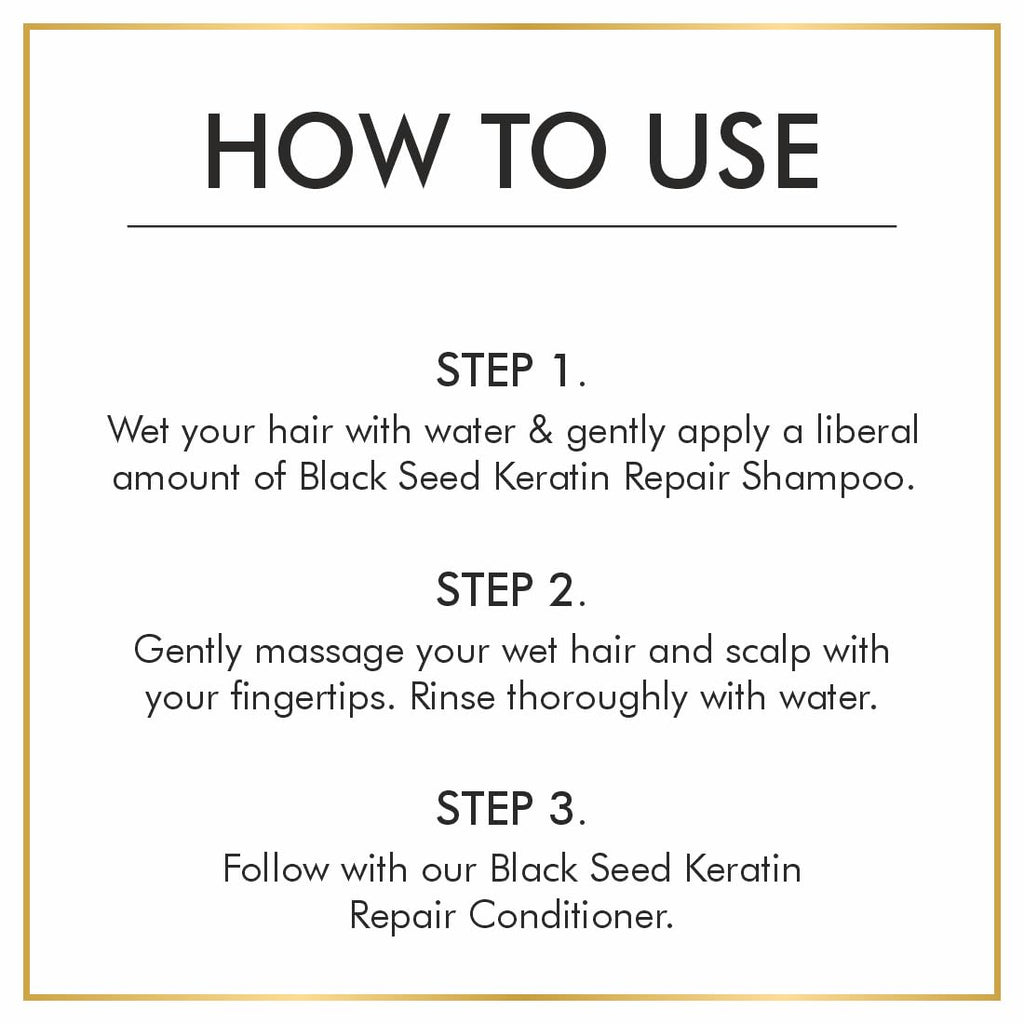 Nuerma Science Sulphate Free Keratin Repair Black Seed Shampoo For Keratin Botox and Coloured Hair | Grocsy