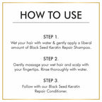 Nuerma Science Sulphate Free Keratin Repair Black Seed Shampoo For Keratin Botox and Coloured Hair | Grocsy