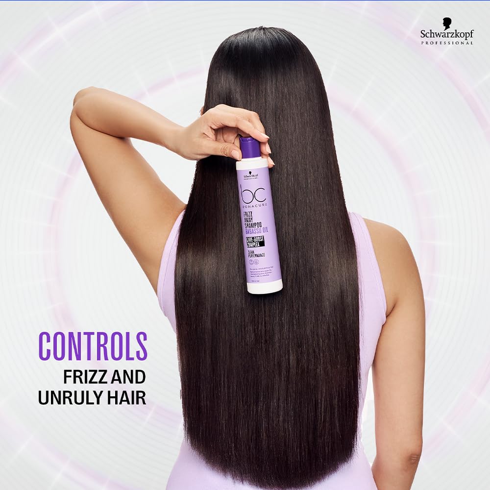 Schwarzkopf Professional Bonacure Frizz Away Shampoo With Babassu Oil | Grocsy
