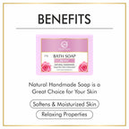 Nuerma Science Rose Bath Soap | Keeps Skin Soft & Moisturized | Grocsy