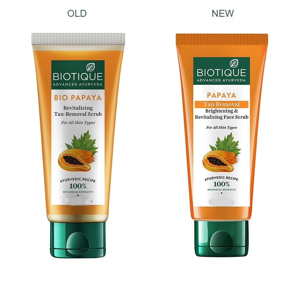 Biotique Bio Papaya Revitalizing Tan-Removal Scrub | Grocsy