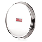 HAZEL Stainless Steel Plates Set|Dinner & Lunch Set of 6, 25.5 cm | Grocsy