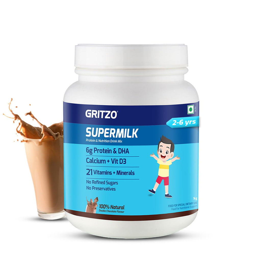 Gritzo SuperMilk Overall Growth (2-6y) for Boy/Girl | Grocsy