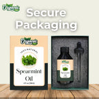 Organic Zing Spearmint (Mentha Spicata) Oil | Pure & Natural Essential Oil for Aroma, Diffusers & Haircare | Grocsy
