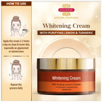 Inveda Whitening Cream with Purifying Lemon & Turmeric | Grocsy