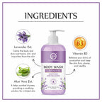Nuerma Science Lavender Body Wash | For Soothing & Relaxing Body | Grocsy