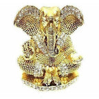 Diamond Stone Studded Ganesh Idol | Grocsy