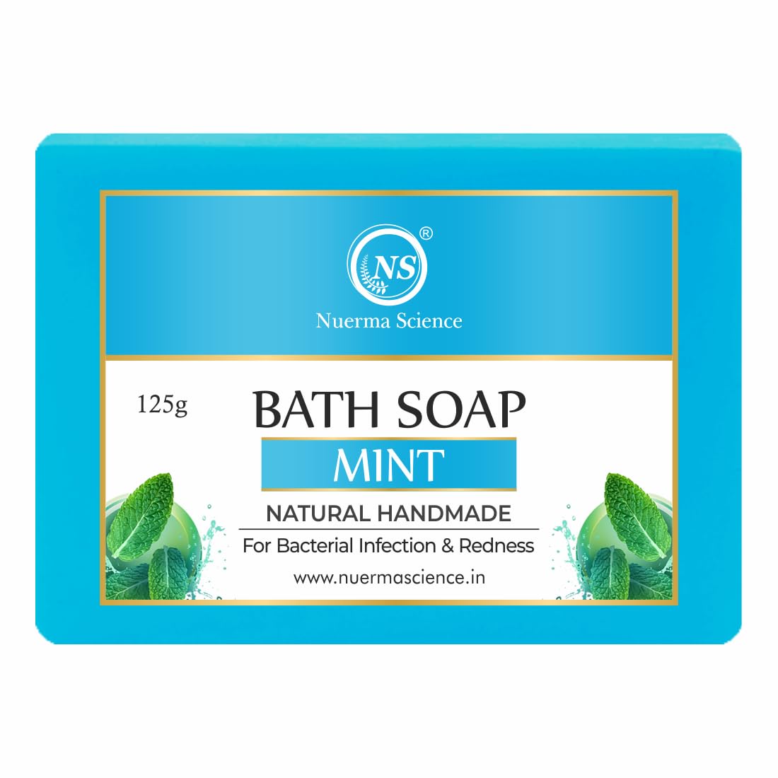Nuerma Science Mint Bath Soap | For Bacterial Infection & Redness | Grocsy