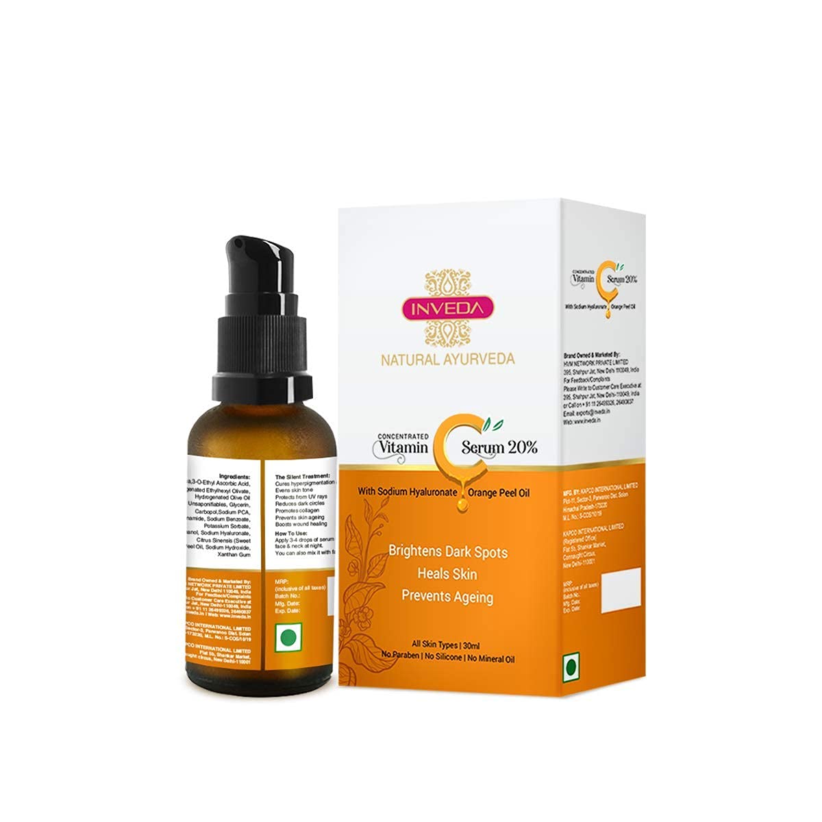 Inveda Concentrated Vitamin C Serum 20% | Grocsy