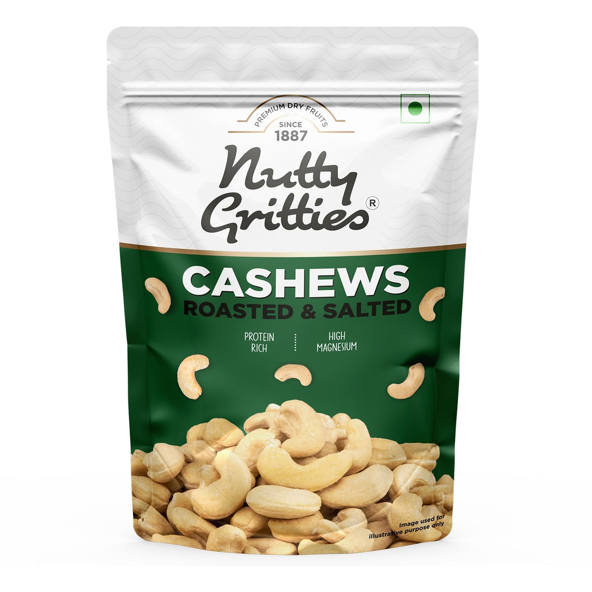Nutty Gritties Jumbo Roasted Cashew Nuts Lightly Salted | Grocsy