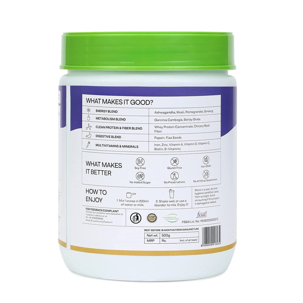 OZiva Nutritional Meal For Men | Grocsy