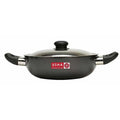 Anodised kadhai with Stainless Steel Lid | Grocsy