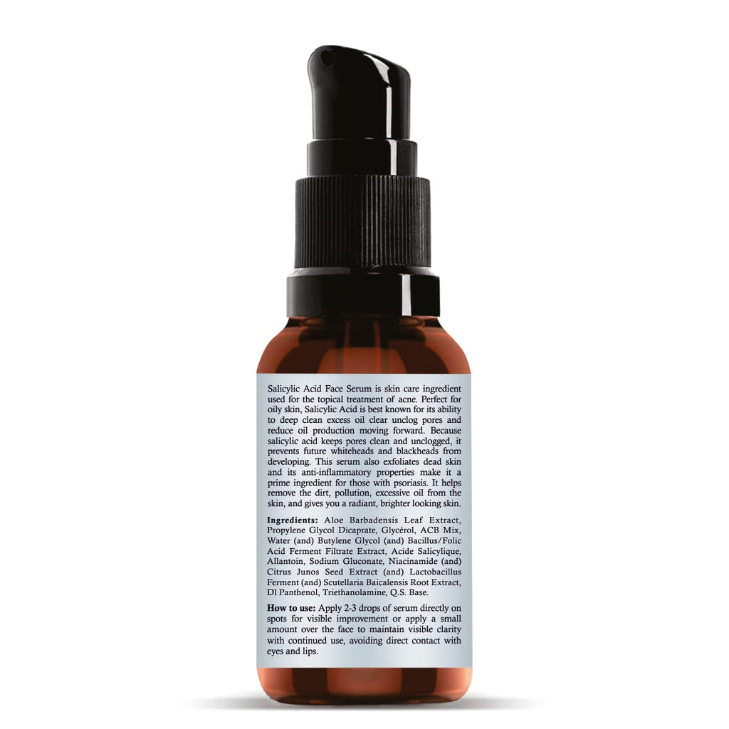 Nuerma Science Salicylic Acid Face Serum | Clear, Radiant Skin | Grocsy