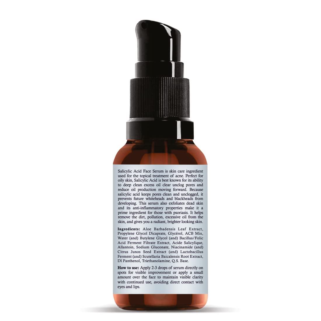 Nuerma Science Salicylic Acid Face Serum | Clear, Radiant Skin | Grocsy