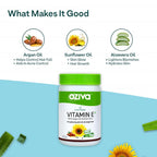 OZiva Plant Based Natural Vitamin E (With Argan oil + Aloe vera) | Grocsy