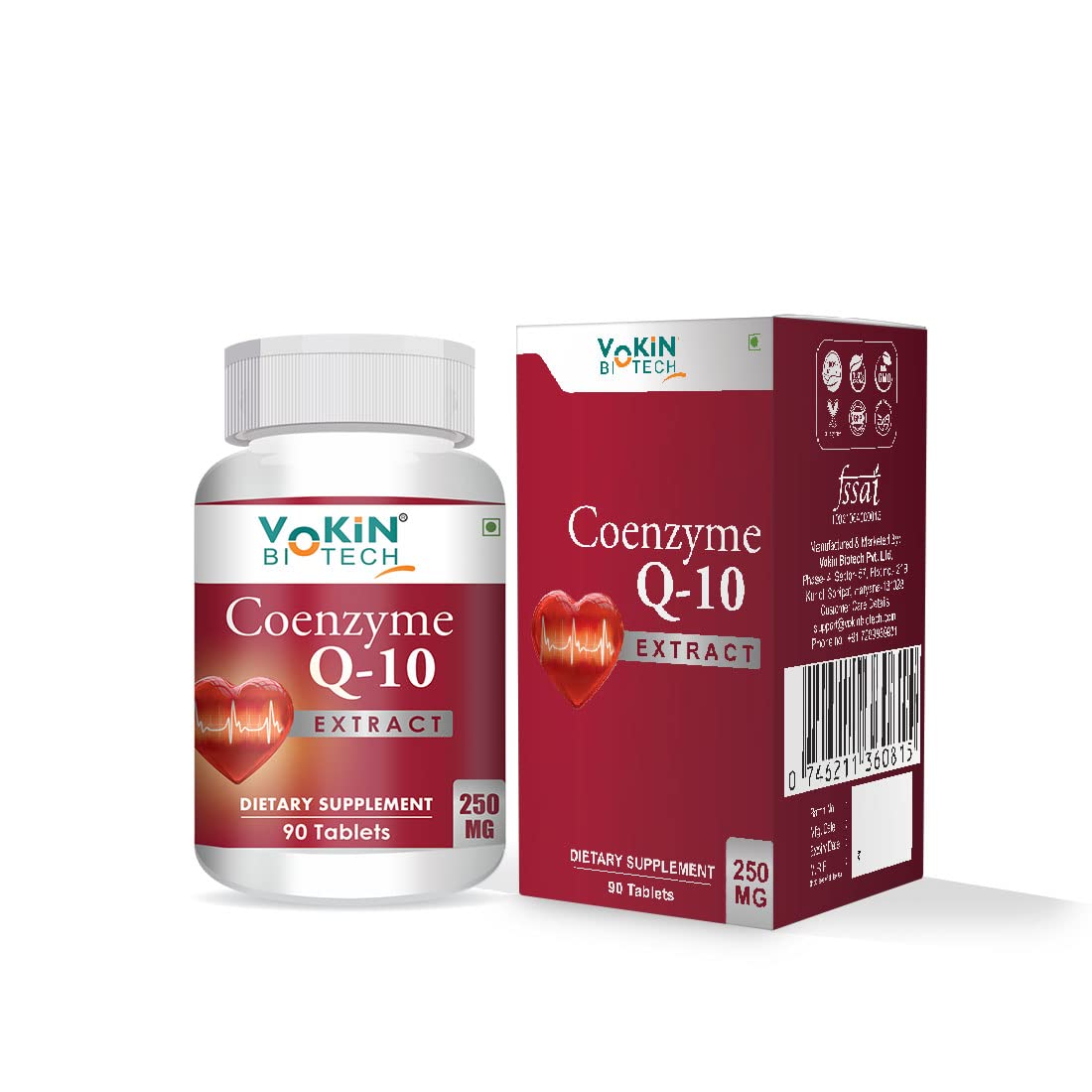 Vokin Biotech 100% Natural Coenzyme Q | Grocsy
